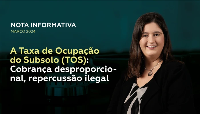 A Taxa de Ocupação do Subsolo (TOS): Cobrança desproporcional, repercussão ilegal